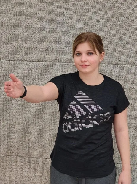 Schiedsrichterzeichen Freiwurf